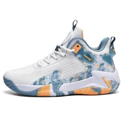 Summer Men Breathable Mesh Basketball Shoes High Top Sneakers Training Sport Shoes Big Size 47 48 Dropshipping