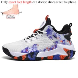 Summer Men Breathable Mesh Basketball Shoes High Top Sneakers Training Sport Shoes Big Size 47 48 Dropshipping