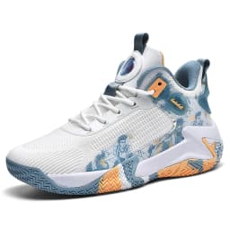Summer Men Breathable Mesh Basketball Shoes High Top Sneakers Training Sport Shoes Big Size 47 48 Dropshipping