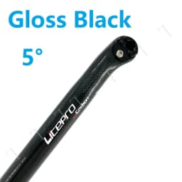 Litepro Folding Bike Carbon Fiber Seatpost 33.9mm 580mm Offset 5/25° Glossy Matte Black BYA412 Bicycle Seat Post Tube
