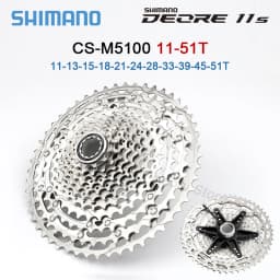 Shimano Deore M5100 Groupset CS-M5100 42T 51T K7 11Speed SL Shift Lever RD Derailleur KMC X11HG601 Chain 11V MTB Bike Groupset