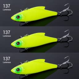 NOEBY 3pcs VIB Vibration Lure 90mm 33g Rattling Sinking Hard Bait Pike Bass Zander Freshwater Saltwater Fishing