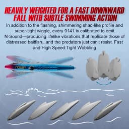 NOEBY 3pcs VIB Vibration Lure 90mm 33g Rattling Sinking Hard Bait Pike Bass Zander Freshwater Saltwater Fishing
