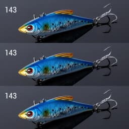 NOEBY 3pcs VIB Vibration Lure 90mm 33g Rattling Sinking Hard Bait Pike Bass Zander Freshwater Saltwater Fishing