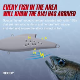NOEBY 3pcs VIB Vibration Lure 90mm 33g Rattling Sinking Hard Bait Pike Bass Zander Freshwater Saltwater Fishing