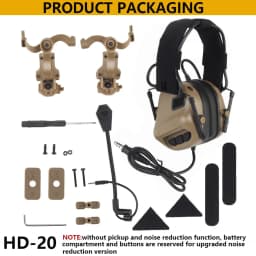 GEN 5 Tactical Headset Militar Hunting Shooting Noise Cancelling Headphones for FAST Helmet OPS Wendy Sport Arc Headset