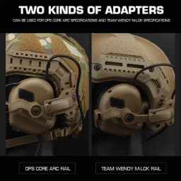 GEN 5 Tactical Headset Militar Hunting Shooting Noise Cancelling Headphones for FAST Helmet OPS Wendy Sport Arc Headset