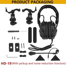 GEN 5 Tactical Headset Militar Hunting Shooting Noise Cancelling Headphones for FAST Helmet OPS Wendy Sport Arc Headset