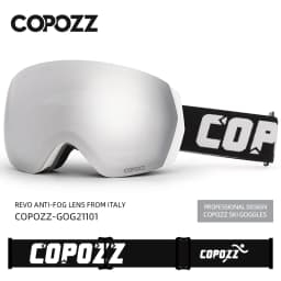 COPOZZ Brand Professional Ski Goggles Double Layers Anti-fog UV400 Men Women Winter Snowmobile Eyewear Snowboard Sports Glasses