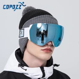 COPOZZ Brand Professional Ski Goggles Double Layers Anti-fog UV400 Men Women Winter Snowmobile Eyewear Snowboard Sports Glasses