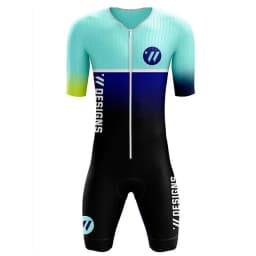 Vvsportsdesigns Mans Triathlon Suit Cycling Jersey Jumpsuit Short Sleeve Suit Roupa De Ciclismo Masculino Speedsuit One-Piece