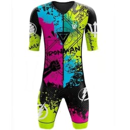 Vvsportsdesigns Mans Triathlon Suit Cycling Jersey Jumpsuit Short Sleeve Suit Roupa De Ciclismo Masculino Speedsuit One-Piece