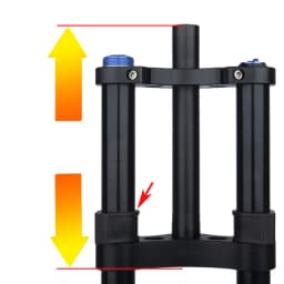 BOLANY Dual-Shoulder Air Fork 27.5/29" MTB 180mm Travel 34mm Stanchion 15*110mm BOOST Thru-Axle A-Post Disc Brake XC/AM/DH