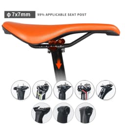 TOSEEK EVA Ultralight Breathable Comfortable Seat Cushion Bike Racing Saddle Bicycle Seat MTB Road Bike Saddle Parts Components
