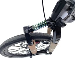 Litepro For Birdy Folding Bike Front Fork Shocks Adjustable Damping Shock Absorber Damping Spring Titanium Alloy Axis Ultraligh