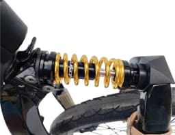 Litepro For Birdy Folding Bike Front Fork Shocks Adjustable Damping Shock Absorber Damping Spring Titanium Alloy Axis Ultraligh