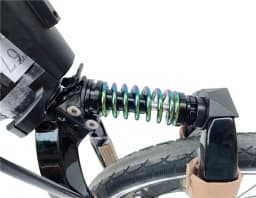 Litepro For Birdy Folding Bike Front Fork Shocks Adjustable Damping Shock Absorber Damping Spring Titanium Alloy Axis Ultraligh