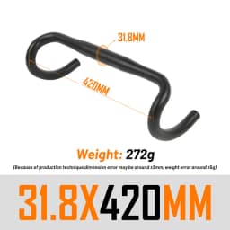 UNO Ultralight 7050 Aluminum Bent Handlebar Racing Bicycle Road Bike Handlebar 31.8*380/400/420/440mm Drop Bar Bicycle Handle
