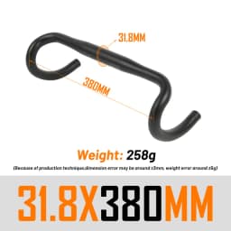 UNO Ultralight 7050 Aluminum Bent Handlebar Racing Bicycle Road Bike Handlebar 31.8*380/400/420/440mm Drop Bar Bicycle Handle