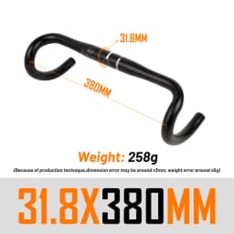 UNO Ultralight 7050 Aluminum Bent Handlebar Racing Bicycle Road Bike Handlebar 31.8*380/400/420/440mm Drop Bar Bicycle Handle