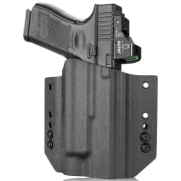 Fit: G17/G19/G44 (GEN 1-5)&G23/G32 (Gen 3-4),with Streamlight TLR1/TLR1S/TLR1 HL,OWB Kydex Holster,Tactical Right hand