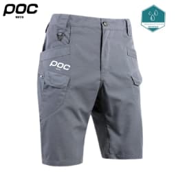 Moto POC Cycling Mountain Bike Shorts Men Downhill MTB Bicycle Motocross Fishing Summer Waterproof Short Pants Quick Dry Black