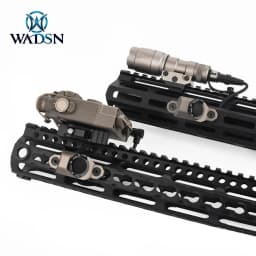 WADSN Tactical Hot Button Pressure Remote Switch Crane Plug For DBAL-A2 PEQ15 Sight M-lok Keymod Rail M300 M600 Scout Flashlight