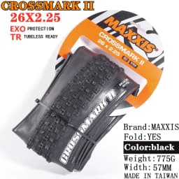 MAXXIS CROSSMARK II Tires Designed For Speed, Revised For Control Open-Side Knob Design For Versatile Ccornering 26/27.5/29 In
