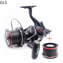 2024 New 12+1BB NFR 9000+8000 Series High Speed Carp Distant Fishing Wheel 4.6:1 Spinning Fishing Reel With Spare Metal Spool