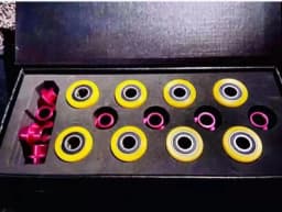 High Precise NS 688 Bearings With 608 Outer Ring Smooth Speed Skating Bearing 16pcs 8 Spacers Race Competition Speeding Bearing