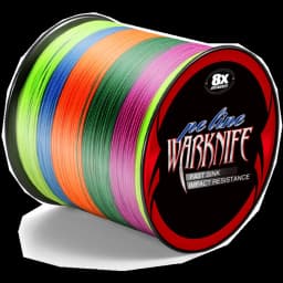 Warknife Fishing Line 1500M 8 Strands Braided Fishing Line Multifilament 6 -300LB Japan Multicolor Carp Fishing Braided PE Wire