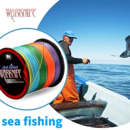 Warknife Fishing Line 1500M 8 Strands Braided Fishing Line Multifilament 6 -300LB Japan Multicolor Carp Fishing Braided PE Wire