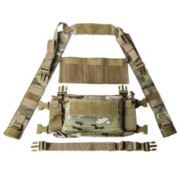 Tactifans D3 Tactical Chest Rig Vest CRM H Harness M4 5.56 Magazine Insert Flatback Integratable Hunting Accessories 500D Nylon