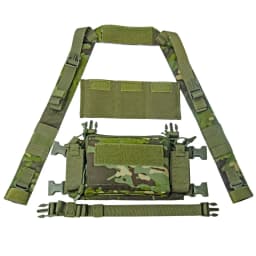Tactifans D3 Tactical Chest Rig Vest CRM H Harness M4 5.56 Magazine Insert Flatback Integratable Hunting Accessories 500D Nylon