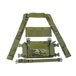 Tactifans D3 Tactical Chest Rig Vest CRM H Harness M4 5.56 Magazine Insert Flatback Integratable Hunting Accessories 500D Nylon