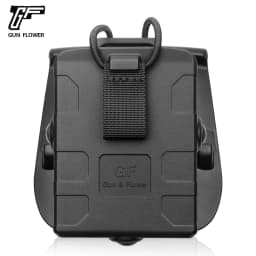 Gun Flower OWB Radio Case Polymer Holster with Paddle