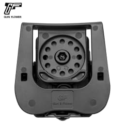 Gun Flower OWB Radio Case Polymer Holster with Paddle