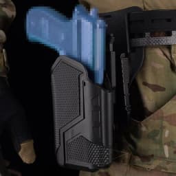 Universal Tactical Pistols Holster X300U-A Flashlight Hunting Waist Gun Carrier for SIG SAUER SPRINGFIELD SMITH WESSON FNH