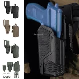Universal Tactical Pistols Holster X300U-A Flashlight Hunting Waist Gun Carrier for SIG SAUER SPRINGFIELD SMITH WESSON FNH