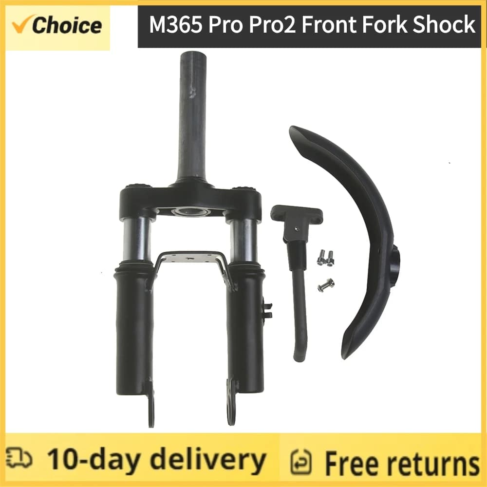 Scooter Front Suspension Fork For Xiaomi M365 Pro Pro2 Brake Disc Alloy Steel Holder Electric Scooter Front Tube Shock