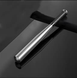 21inch Iron Baseball Bat Thicken Outdoor Self-defense Stick Softball Training Accessory Alloy Steel Durable Baseball Stick