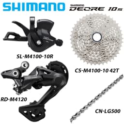 SHIMANO DEORE M4100 M5120 Cues U6000 1x10 Speed Groupset MTB Mountain Bike SL-M4100 Shift Lever Rear Dearilleur Cassette Chain