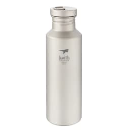 Keith Titanium Sports Bottle Non-toxic Bacteriostatic Flatware Outdoor Camping Hiking Travel Tableware Bottle Single Wall 700ml