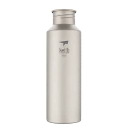 Keith Titanium Sports Bottle Non-toxic Bacteriostatic Flatware Outdoor Camping Hiking Travel Tableware Bottle Single Wall 700ml