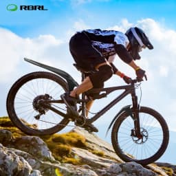 RBRL Mudguard MTB Set Durable Innovative Mudguard PP Soft Plastic Mountain Bike Fender Bicycle Wings 28 Inch Cycling Accessories