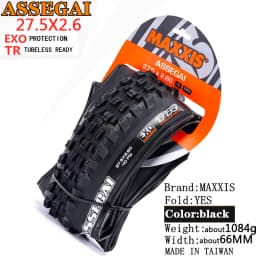 Maxxis ASSEGAI 27.5 29X2.5 Inch Downhill Folding Vacuum Puncture-proof Is Maxxis's Highest Strength Quick Drop Tire