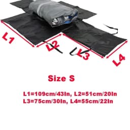 Inflatable Boat Storage Bag PVC Boat Carrying Bag Kayak Folding Storage PVC Inflatable Boat Foldable Storage Bag for Car