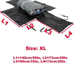 Inflatable Boat Storage Bag PVC Boat Carrying Bag Kayak Folding Storage PVC Inflatable Boat Foldable Storage Bag for Car