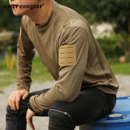 Emersongear UMP Frogmen T-Shirt Men Fitness Sport Long Sleeve Hunting Climbing Shirt Camping Breathable Clothes EM9541