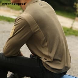 Emersongear UMP Frogmen T-Shirt Men Fitness Sport Long Sleeve Hunting Climbing Shirt Camping Breathable Clothes EM9541